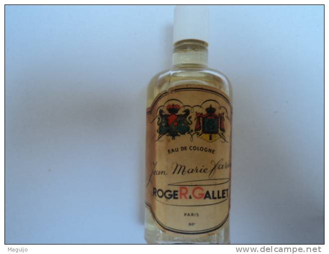 ROGER & GALLET " JEAN MARIE FARINA" EDC 80°  LIRE &VOIR !! - Miniaturen Flesjes Dame (zonder Doos)