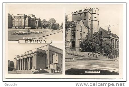 CPA - SHEFFIELD - MULTIVUES - Edition E.T.W.Dennis & Sons Ltd - Sheffield