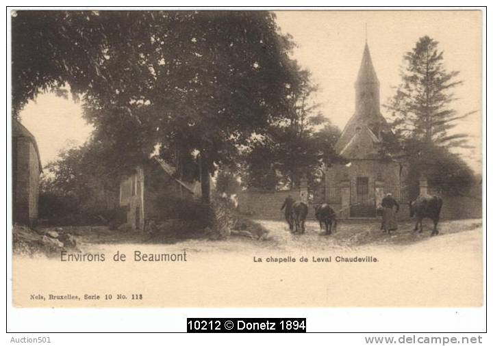 10212g CHAPELLE De Leval Chaudeville - Beaumont