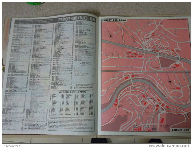 ALMANACH DU FACTEUR   1996               DEPARTEMENT  66 - Groot Formaat: 1991-00