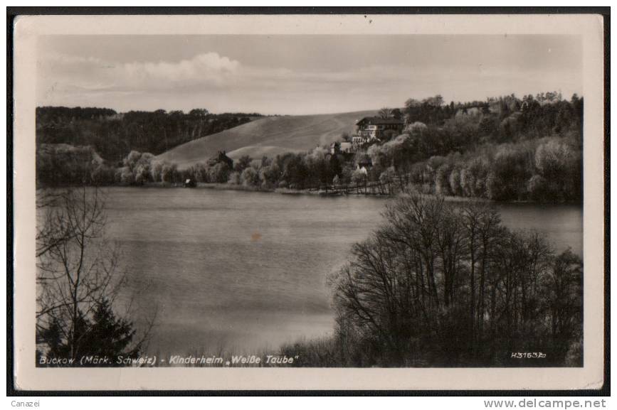 AK Buckow, Kinderheim "Weiße Taube", Gel, 1955 - Buckow