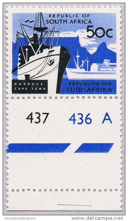 South Africa 1968 SC341 Table Mountain  Berge Harbour Cape Town ** MNH - Unused Stamps