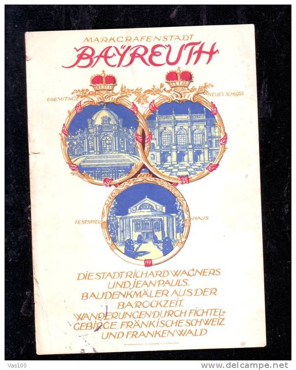 MARKCRAFENSTADT,BAYREUTH,ERMITACE NEUES SCHLOSS,FESTSPIEL HAUS 1931 - Bayreuth