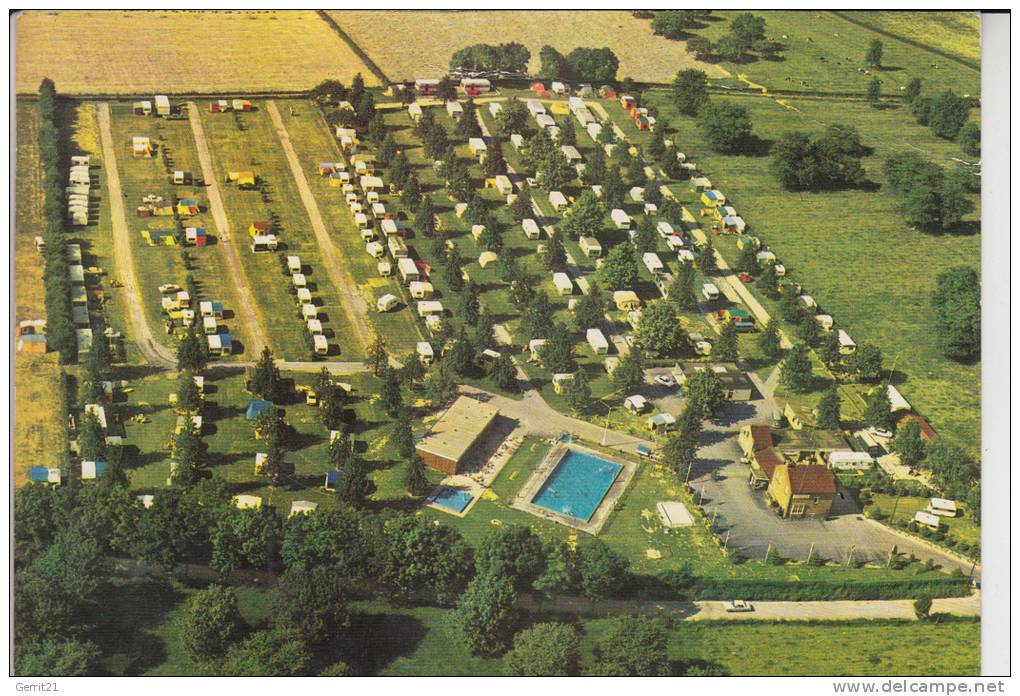 NL - LIMBURG - MARGRATEN -BEMELEN, Camping Mooi Bemelen, Luchtopname 1974 - Margraten