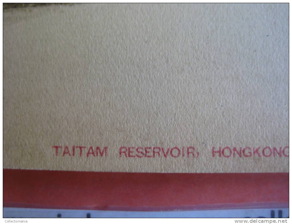 China  1 Postcard -  TAITAM Reservoir HoNGKON - Hong Kong - Publ. Kelly &amp; Walsh - China (Hong Kong)