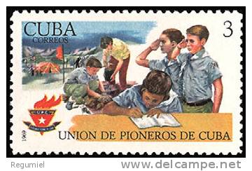 Cuba 1269/70 ** Pioneros (2 Valores).1969 - Neufs