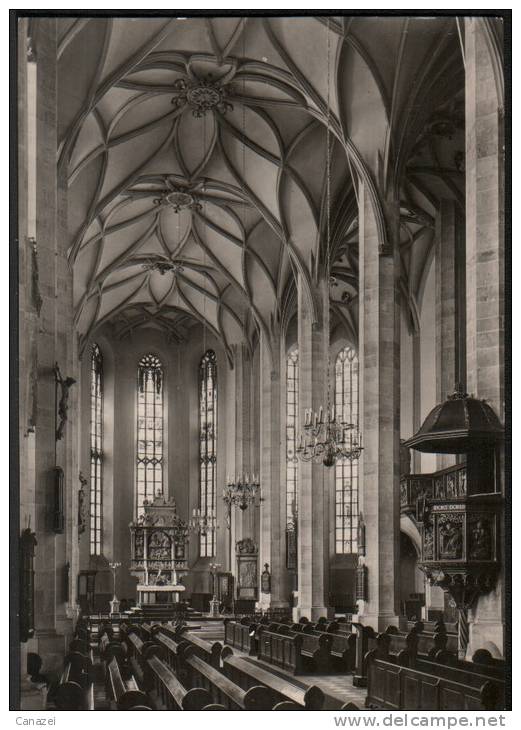 AK Annaberg-Buchholz, St. Annenkirche, Altar, Gel, 1969 - Annaberg-Buchholz