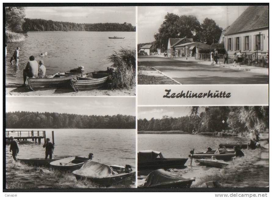 AK Zechlinerhütte/Kr. Neuruppin, Schlabornsee, Ung, 1977 - Neuruppin