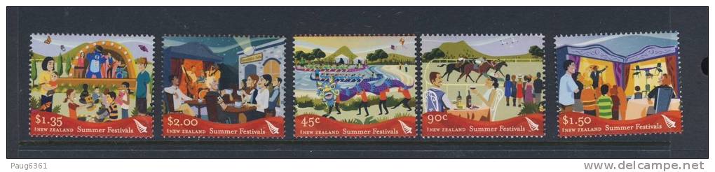 NOUVELLE-ZELANDE 2006 FESTIVAN D'ETE   YVERT N°2287/91   NEUF MNH** - Unused Stamps