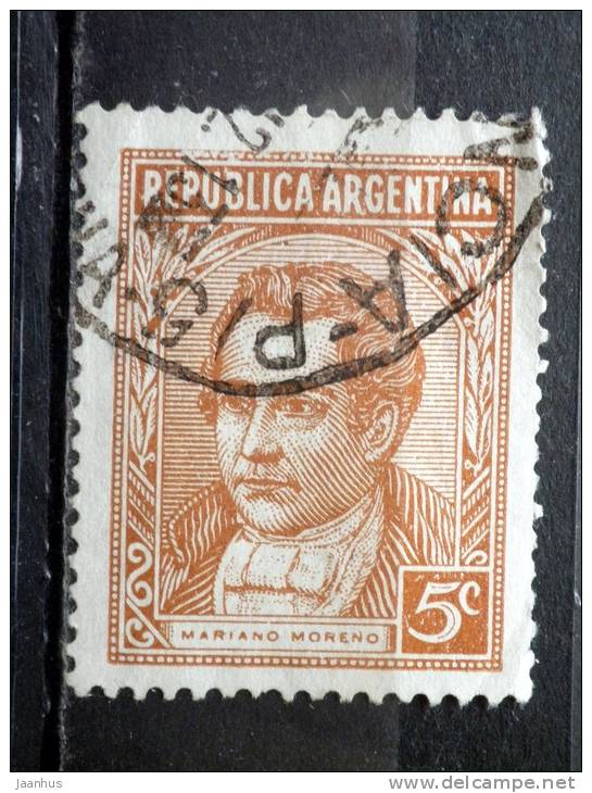 Argentina - 1935 - Mi.nr.408 - Used - Personalities - Mariano Moreno - Definitives - Usati