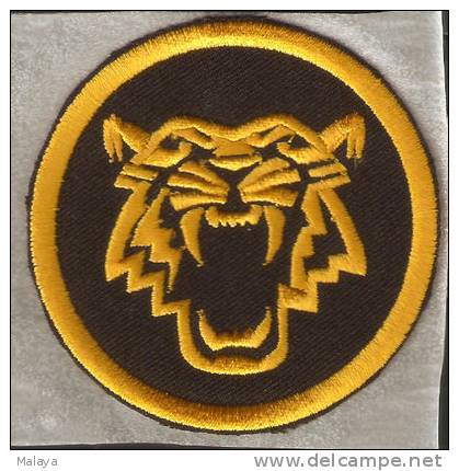 MALAYSIA MALAYA TIGER FOOTBALL PATCH CHAMPION AFF CUP IN CIRCLE - Patches