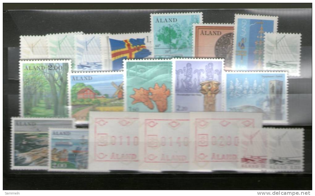 2291 Aland Postfrisch Aus 1984-1986 KW 33,00 € - Aland