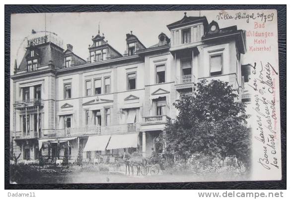 Bad Wildungen Hôtel Kaiserhof 1908 - Bad Wildungen