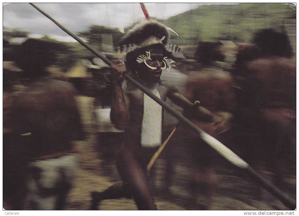 INDONESIE,INDONESIA,MARIAGE,HOMME AVEC LANCE,NU,IVOIRE DANS LE NEZ,BALIEM VALLEY - Indonesia