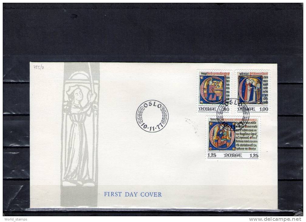 NORVEGE 1977 - FDC