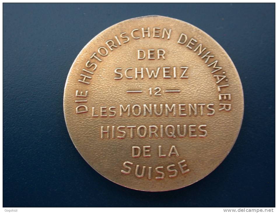 Medaille Suisse - Die Historischen Denkmäler Der Schweiz - Vögelinsegg - Autres & Non Classés