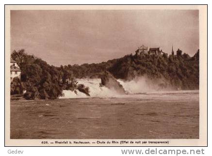 Rheinfall Bei Neuhausen, Gegen Das Licht Halten, Effet De Lumière (626) - Contre La Lumière