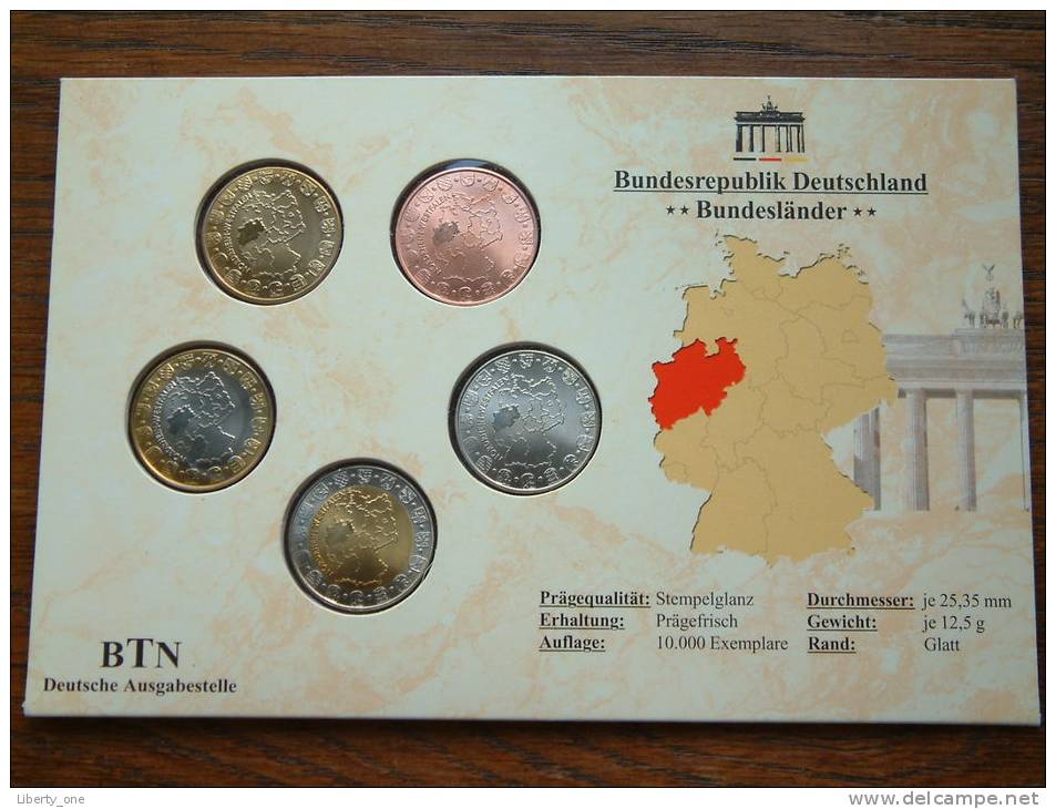 Bundesländer-Satz " NORDRHEIN-WESTFALEN " ( BTN Deutsche Ausgabestelle - 10.000 Ex.) - ( For Grade, Please See Photo ) ! - Otros & Sin Clasificación