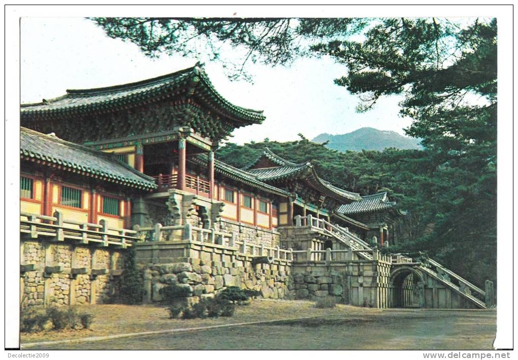 BR30904 Bulgug Sa Temple In Kyungiu Korea   2 Scans - Korea, South