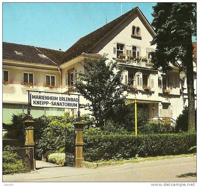 KNEIPP SANATORIUM Marienheim Erlenbad Obersasbach 1983 - Sasbach