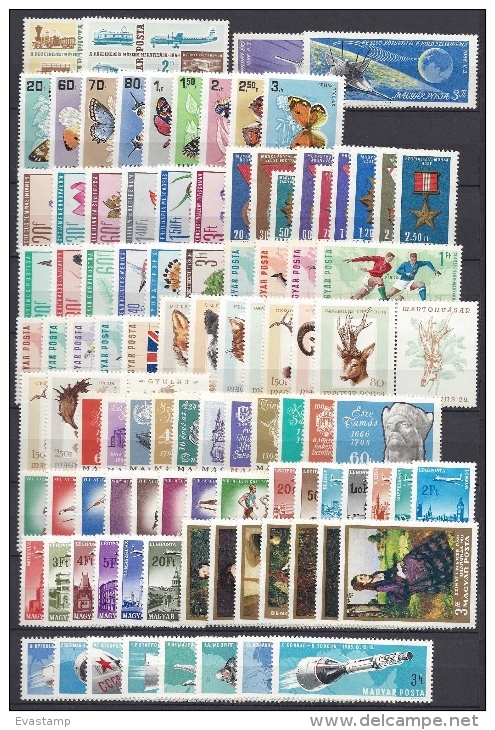 HUNGARY - 1966.Complete Year Set With Souvenir Sheets MNH!!! 117 EUR!!! - Collections