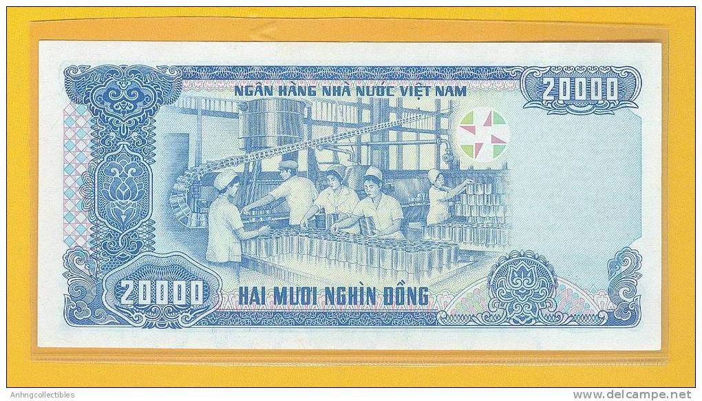 Vietnam Banknote: 20.000 Dong - 1991 Series - End Used At The End Of This Year 2012 - Viêt-Nam