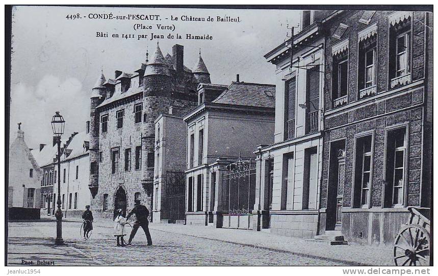 CONDE SUR ESCAUT LE CHATEAU DE BAILLEUL - Conde Sur Escaut