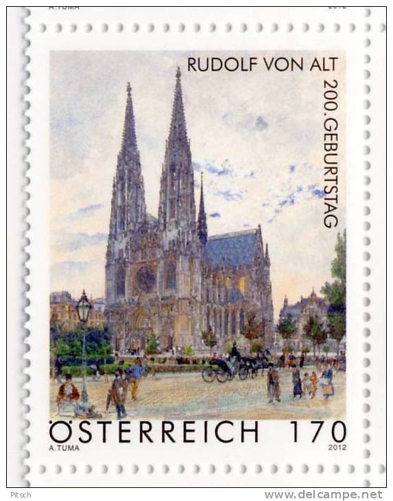 Austria - 200. Geburtstag Rudolf Von Alt - Unused Stamps