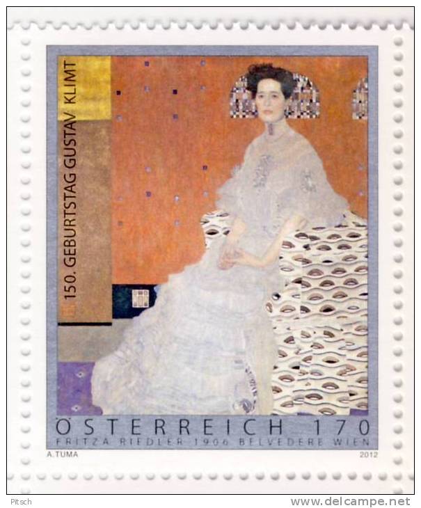 Austria - 150. Geburtstag Gustav Klimt - Neufs