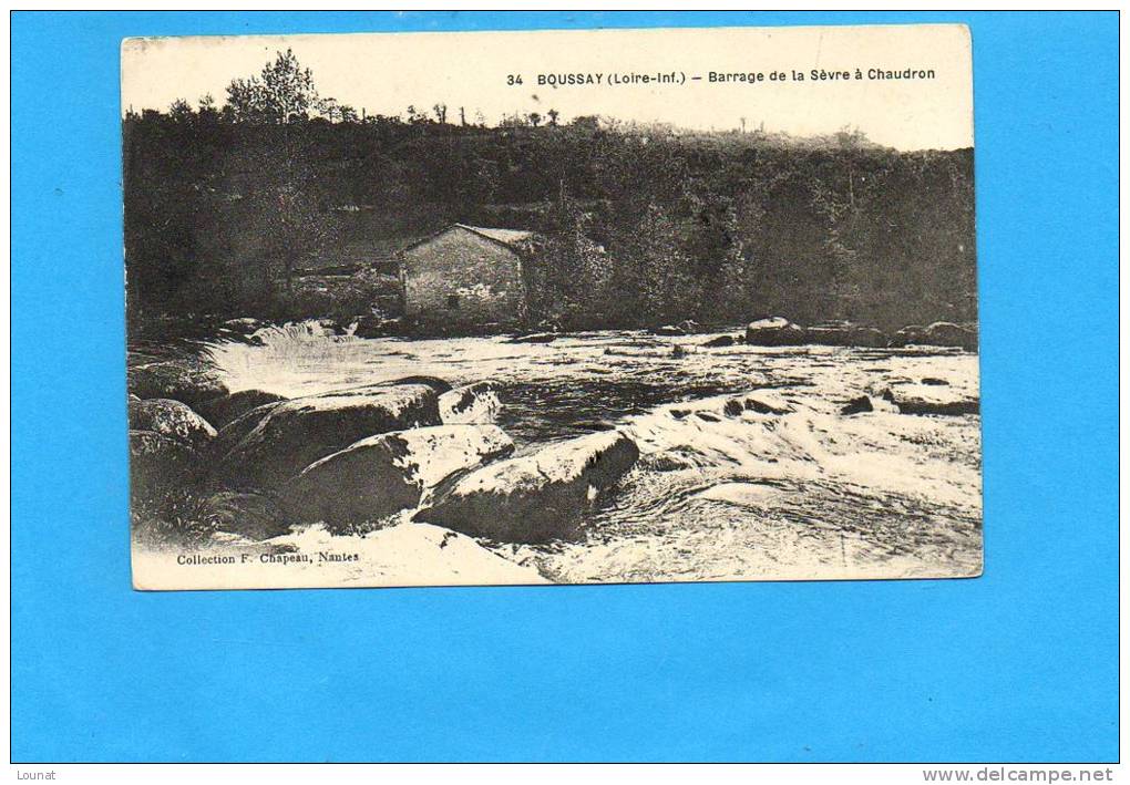 44 BOUSSAY : Barrage De La Sèvre à Chaudron - Boussay