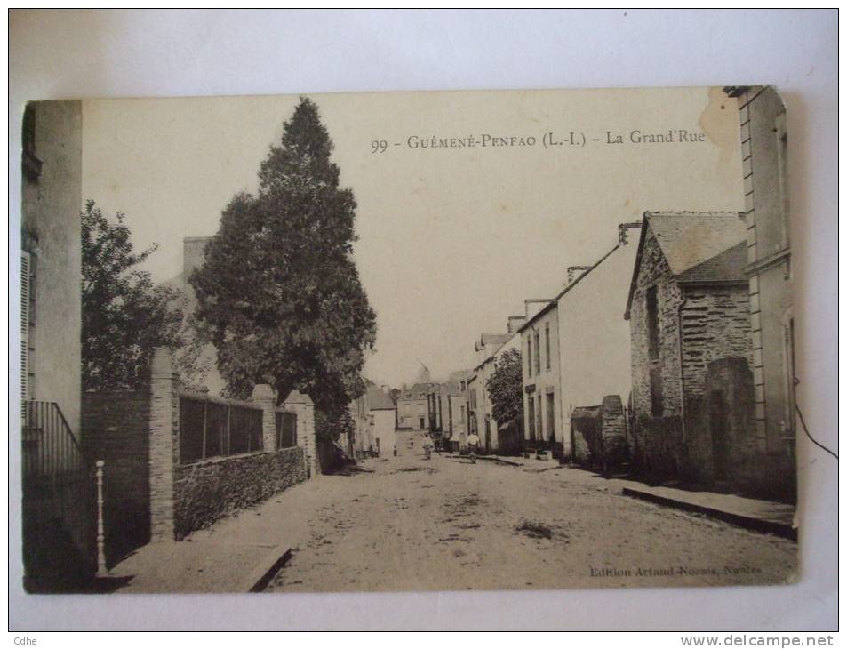 44 - AL1 - GUEMENE-PENFAO - LA GRAND'RUE - Guémené-Penfao