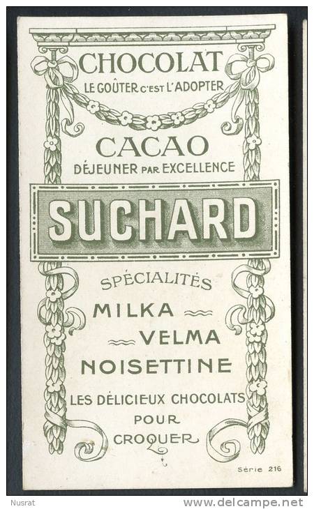 Chromo Suchard, Thème Folklore, Provinces & Chansons Françaises, Saintonge, Série 216 - Suchard