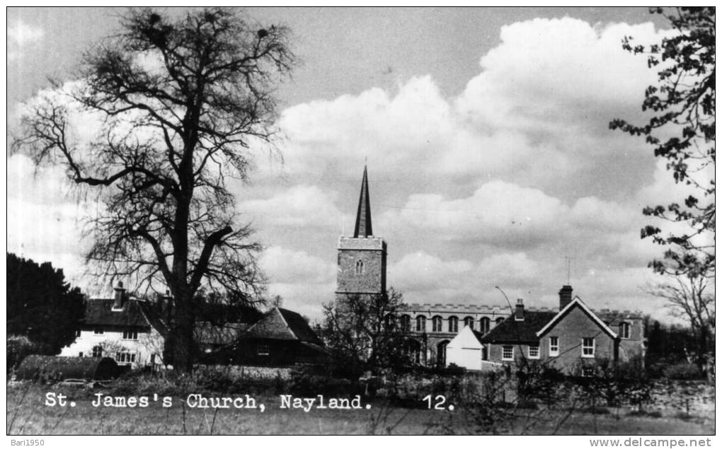 Beatiful   Old  Post Card    "  St. James' S  Church,  Nayland.    " - Andere & Zonder Classificatie