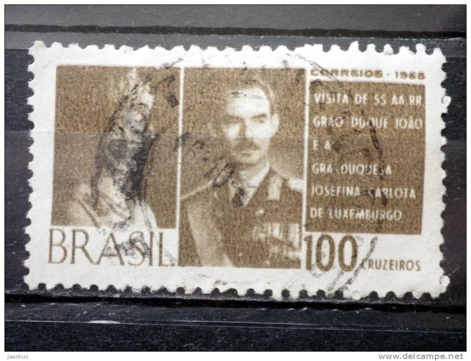 Brazil - 1965 - Mi.nr.1089 - Used - Visit Of The Grand Duke And Duchess Of Luxembourg - Oblitérés
