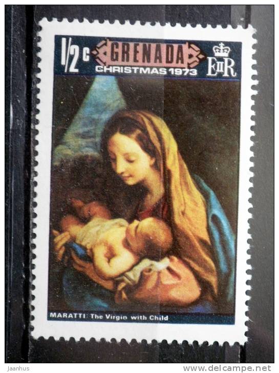 Grenada - 1973 - Mi.nr.542 - MNH - Christmas: Painting - Virgin And Child, By Carlo Maratti - Grenade (...-1974)