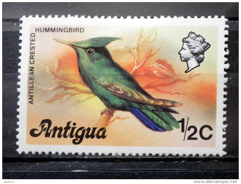 Antigua - 1976 - Mi.nr.399 I - MH - Country's Motive - Birds - Antillean Crested Hummingbird - Definitives - 1960-1981 Ministerial Government