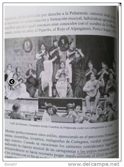 LIBRO NUEVO,PERFECTO.376 PAGINAS. HISTORIA DE LOS CANTES DE CARTAGENA Y LA UNION,FLAMENCO Y OTROS.Co  LIBRO NUEVO,PERFEC - Cultura