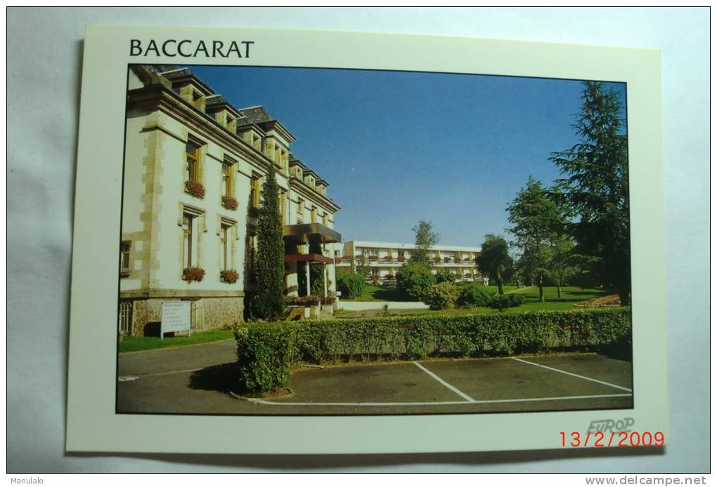 D 54 - Baccarat - Maison De Repos - Le Château - Baccarat