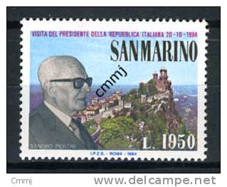 1984 - SAINT-MARIN - SAN MARINO - Sass. 1144 - Pertini - MNH - New Mint - - Neufs