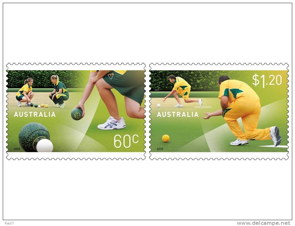 Australia 2012 - Sports, Pétanque Australienne - 2 Val Neufs // Mnh - Pétanque