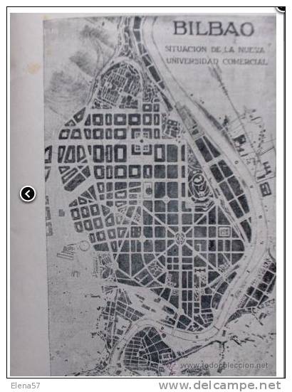 LIBRO ANTIGUO UNIVERSIDAD DE DEUSTO VIZCAYA AÑO 1922 CON MAPA,PLANO FUNDACION AGUIRRE RARO LIBRO A  LIBRO ANTIGUO UNIVER - Handwetenschappen