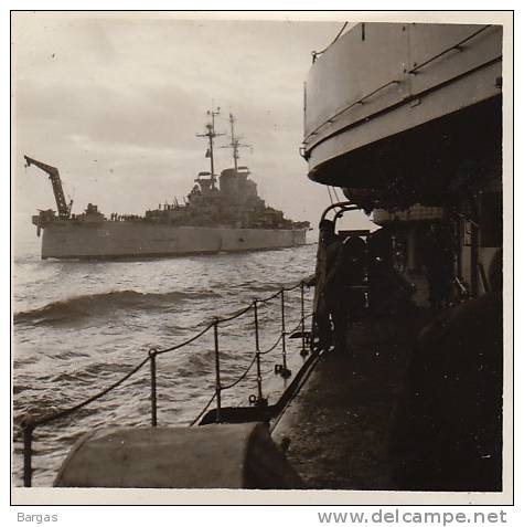 Photo De La Campagne Marine Guerre De Corée Korean War Sur La Frégate Van Galen Hollande Bateau - Guerre, Militaire