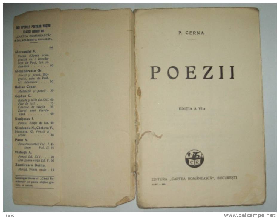 ROMANIA-POEZII,P.CERNEA-E DITIA A VI-A - Other & Unclassified