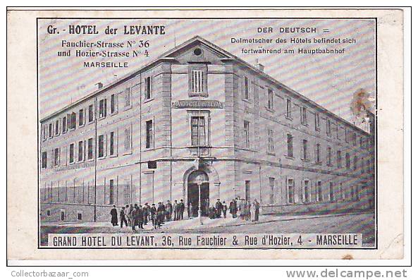 Grand Hotel Du Levant Marseille  Original Postcard Ca 1900 [W3_0474] - Hotel's & Restaurants