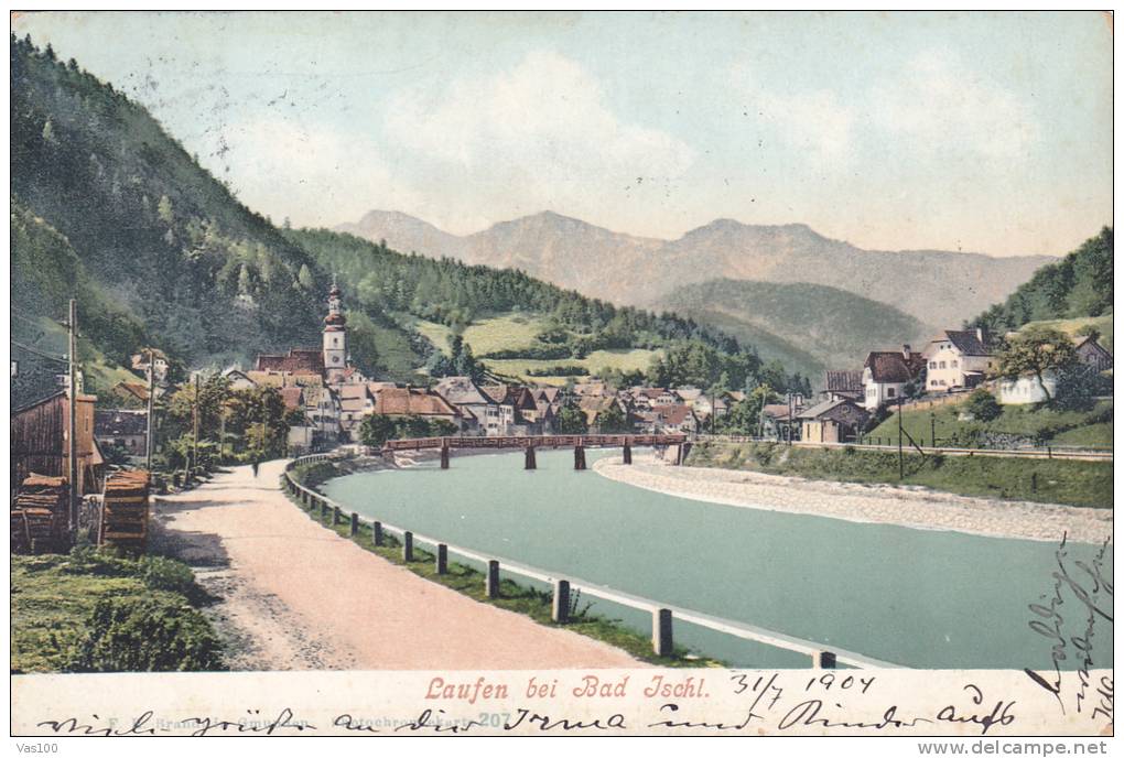 LAUFEN BEI BAD ISCHL, 1904, AUSTRIA. - Other & Unclassified