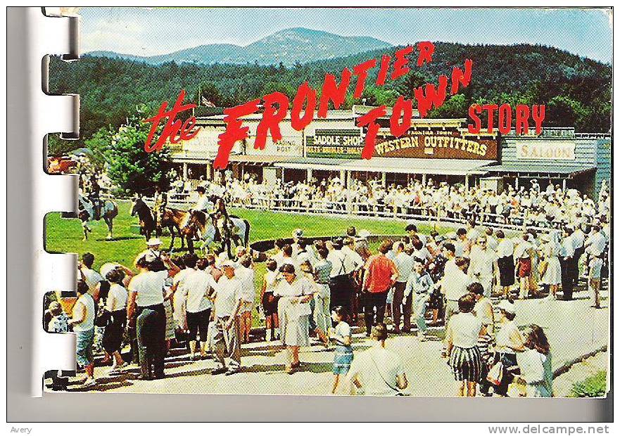 Booklet  The Frontier Town Story     21 Pages   (Between Lake George And Lake Placid New York) - North America