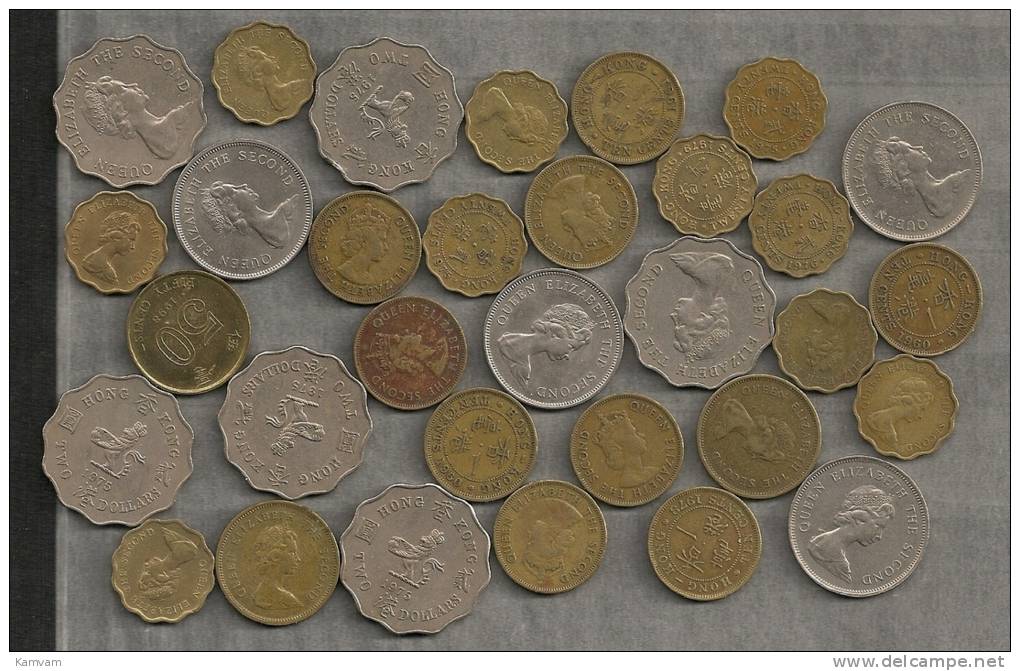 HONGKONG Lot Of HKK Dollar 1960's And 1970's - Hong Kong