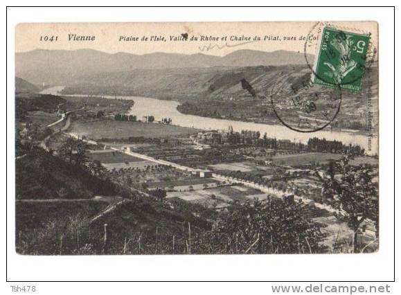 38----VIENNE--Plaine De L'isle, Vallée Du Rhône Et Chaîne Du Pilat--voir Scan - Vienne