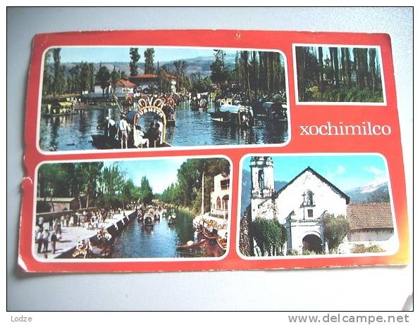 Mexico Larger Postcard Xochimilico - Mexico