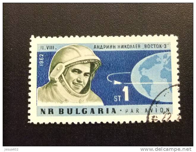 BULGARIA     10  SELLOS    ESPACIO  USADOS  Yvert nº 1306 + 1305 + 1195 + 1196 + PA 93 /  94 + PA 98 / 99 + 1439